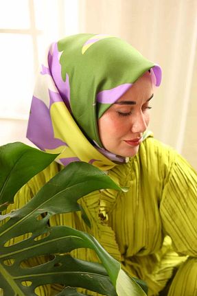 روسری سبز İpek Tivil Silk Home - کد 818238913