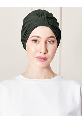 روسری خاکی پلی استر ada sanatsal - کد 864363439