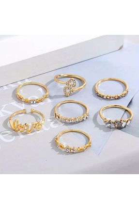 انگشتر جواهر طلائی مردانه زیرکن Le Manolia Accessories - کد 887163247