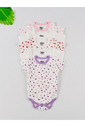 بادی و سرهمی نوزادی رنگی بچه گانه %100 پنبه EFU BABY - کد 887238805