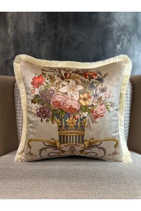 کوسن و روکش کوسن بژ مخمل Fabricland - کد 796771445