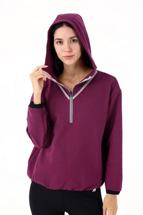 سوئیشرت اسپرت بنفش زنانه رگولار Scorp - کد 880276668