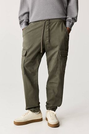 شلوار خاکی مردانه پنبه ای Pull & Bear - کد 886437757