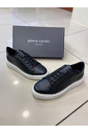 کفش کژوال مشکی مردانه چرم خالص Pierre Cardin - کد 887250694