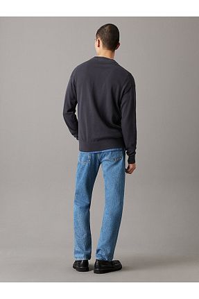 پلیور طوسی مردانه ساده Calvin Klein - کد 887089652