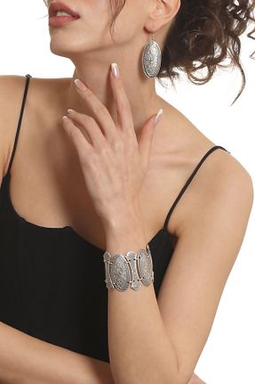 ست جواهر زنانه روکش نقره LABALABA - کد 887305874