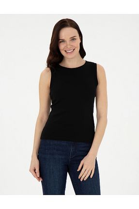 تیشرت مشکی زنانه اسلیم فیت Pierre Cardin - کد 887307660