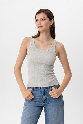 رکابی طوسی زنانه بدون آستین Pierre Cardin - کد 887352625