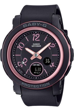 ساعت مچی مشکی زنانه 41-45 میلی متر Casio - کد 887358387
