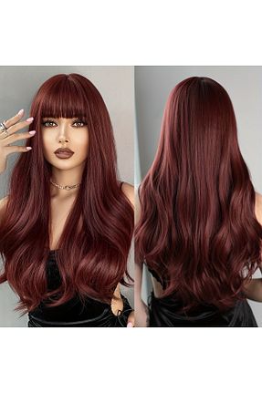 کلاه گیس قرمز زنانه Fenomen Peruk - کد 887362523