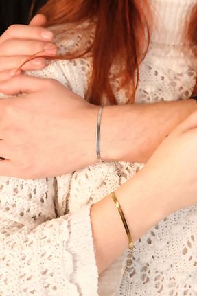 دستبند استیل (فولاد) طلائی زنانه استیل ضد زنگ X-Lady Accessories - کد 887400203