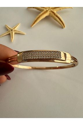 دستبند استیل (فولاد) زرد زنانه استیل (فولاد) DaintyReward - کد 887387263