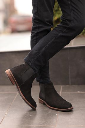 بوت / نیم بوت مشکی مردانه نبوک Shoetyle - کد 887408593