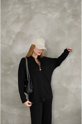 ست کرمکن اسپرت مشکی زنانه پنبه ای sportiness - کد 887503084