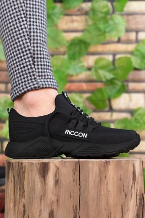 کفش اسنیکر مشکی زنانه بند دار Riccon - کد 37155275
