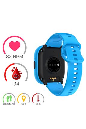 دستبند هوشمند بچه گانه آبی Wiky - کد 887520379