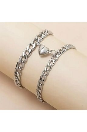 دستبند استیل (فولاد) زنانه استیل (فولاد) LovelymCo - کد 887476159