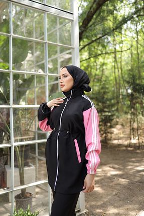 ست گرمکن حجاب مشکی زنانه رگولار MİMİ Luxury Wear - کد 846164496