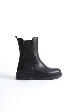 بوت / نیم بوت مشکی زنانه پاشنه ضخیم ripuvainen - کد 870050178