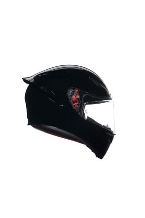 کلاه ایمنی موتور سواری مشکی Kapalı Kasklar AGV - کد 85936270