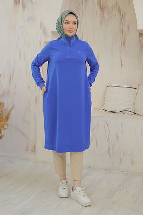 تونیک حجاب سرمه ای زنانه ویسکون Armine TREND - کد 862080760
