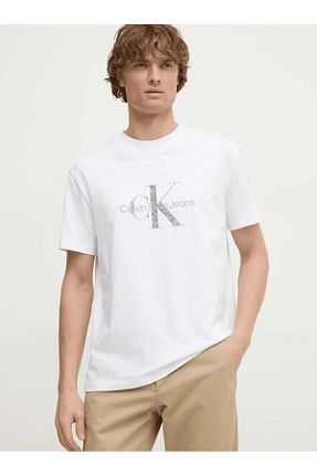 تیشرت سفید مردانه رگولار Calvin Klein - کد 887489258