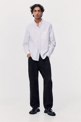 شلوار جین مشکی مردانه پاچه لوله تفنگی H&M - کد 864480002