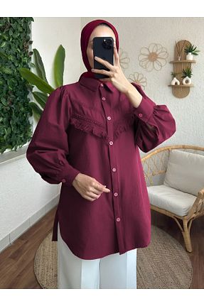 تونیک زرشکی زنانه بافتنی Modamorfo - کد 884843170