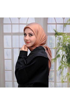 شال قهوه ای زنانه ویسکون ZENİPEK - کد 887556973