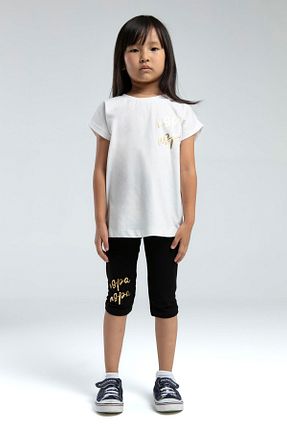 ست بالاتنه و پائین تنه سفید زنانه بافت U.S. Polo Assn. - کد 887568976