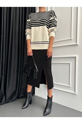 ست بالاتنه و پائین تنه مشکی زنانه تریکو Modamorfo - کد 763865192