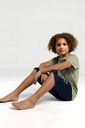 ست بالاتنه و پائین تنه سبز مردانه بافت U.S. Polo Assn. - کد 887565923