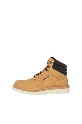 بوت / نیم بوت زرد مردانه چرم مصنوعی Jack & Jones - کد 887497329