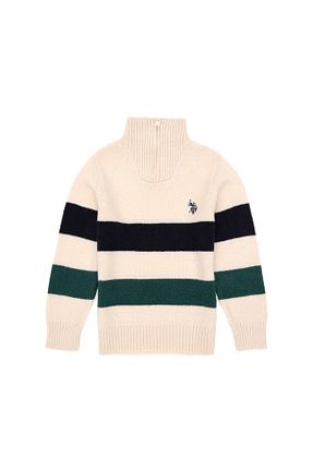 پلیور بژ بچه گانه ساده U.S. Polo Assn. - کد 887504926