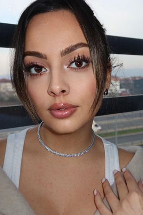 گردنبند جواهر زنانه سنگ Takıştır - کد 887509467