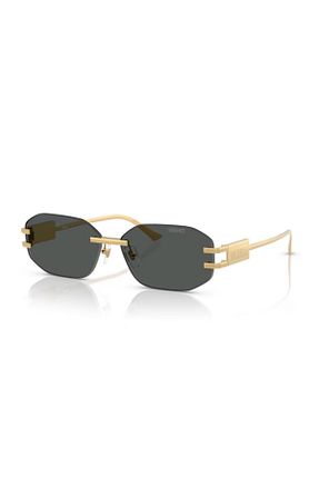 عینک آفتابی طلائی زنانه 58 Versace - کد 877123832