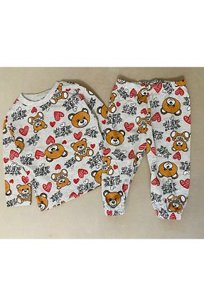 ست نوزادی قهوه ای بچه گانه پنبه ای SANTRALBEBE - کد 887566550