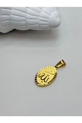 گردنبند استیل ( فولاد ) طلائی استیل (فولاد) ilvesa shop - کد 887548030