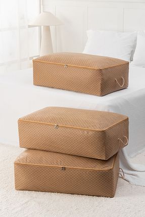 خورجین بژ پلی استر REKHOME - کد 887571163