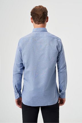 پیراهن آبی مردانه رگولار Bisse - کد 788629937
