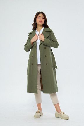 ترنچکت خاکی زنانه %100 پنبه PASTELASTORE - کد 851671290