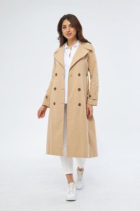 ترنچکت بژ زنانه %100 پنبه PASTELASTORE - کد 851671414