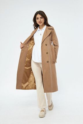 ترنچکت بژ زنانه %100 پنبه PASTELASTORE - کد 851671455