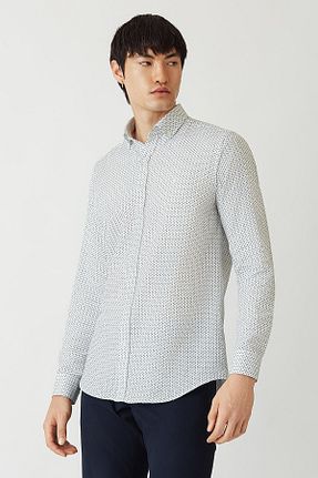 پیراهن سبز مردانه رگولار Bisse - کد 668792672