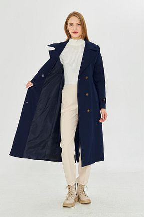 ترنچکت سرمه ای زنانه %100 پنبه PASTELASTORE - کد 871189557