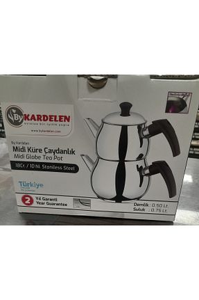 کتری مشکی استیل (فولاد) BYKARDELEN - کد 857638161