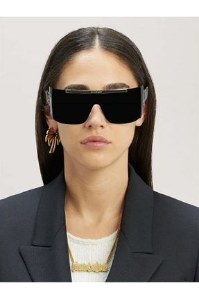عینک آفتابی مشکی زنانه UV400 Palm Angels - کد 782374227
