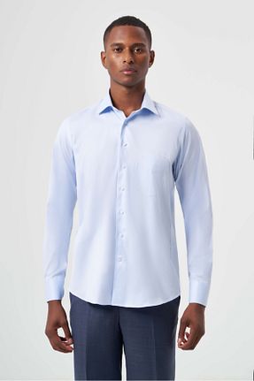 پیراهن آبی مردانه رگولار Bisse - کد 790286272