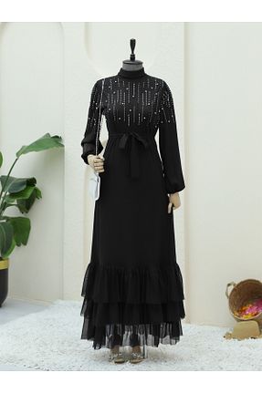 لباس حجاب مشکی زنانه رگولار Modamorfo - کد 887715827