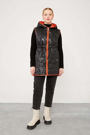 جلیقه حجاب مشکی زنانه رگولار Levidor - کد 887631516